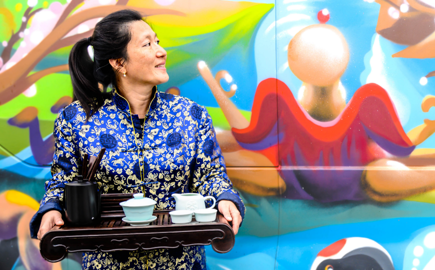 afbeelding van catering bijlmer food collective chings tea home