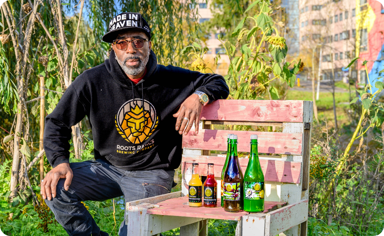 afbeelding van catering bijlmer food collective roots radics brewing